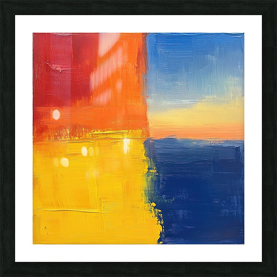 Chromatic Horizon H3N9P2 50 Picture Frame print