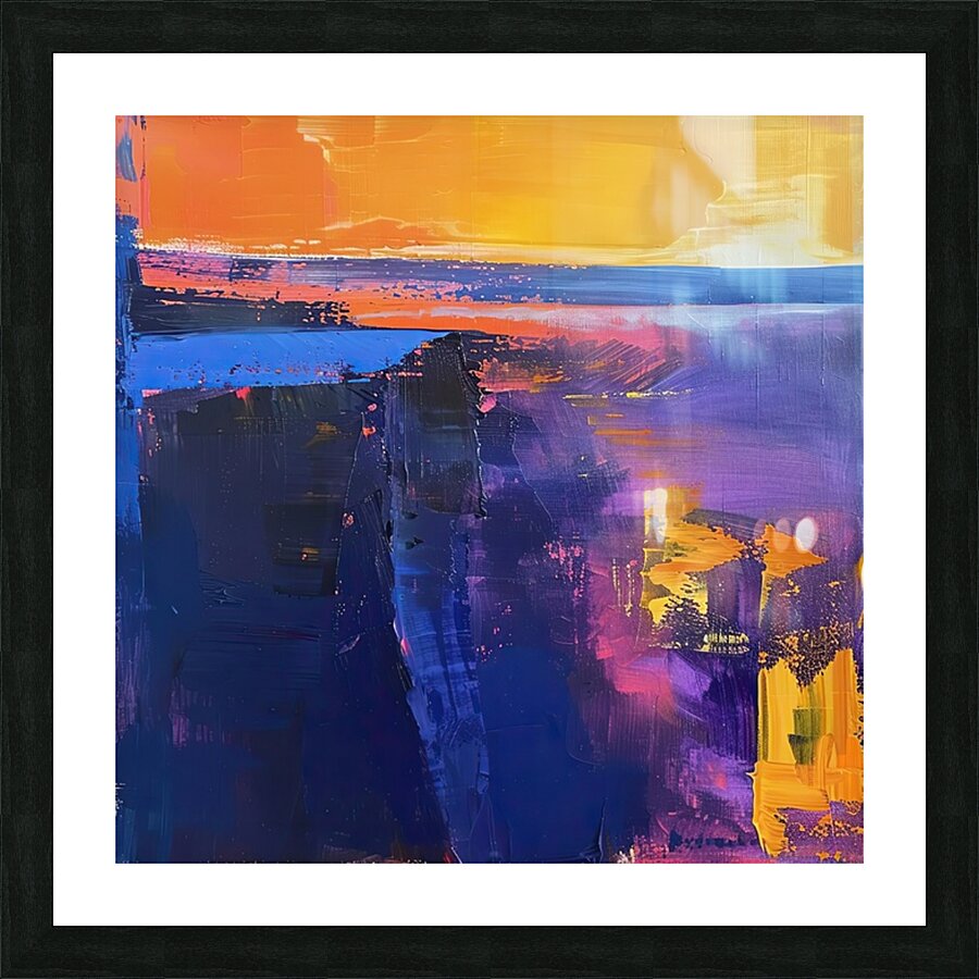 Chromatic Horizon H42N9 58 Picture Frame print