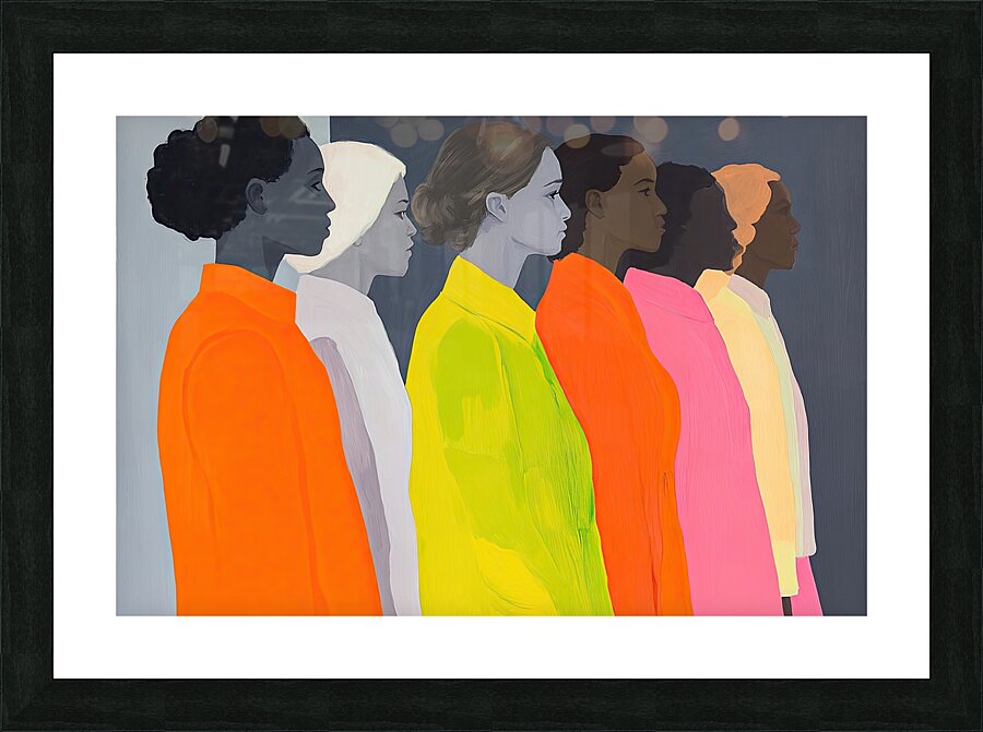 Chromatic Humanity 79B2N5 62 Picture Frame print