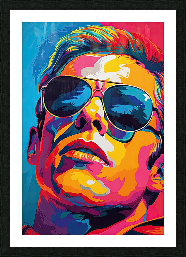 Chromatic Icon 28H9N4 55 Picture Frame print