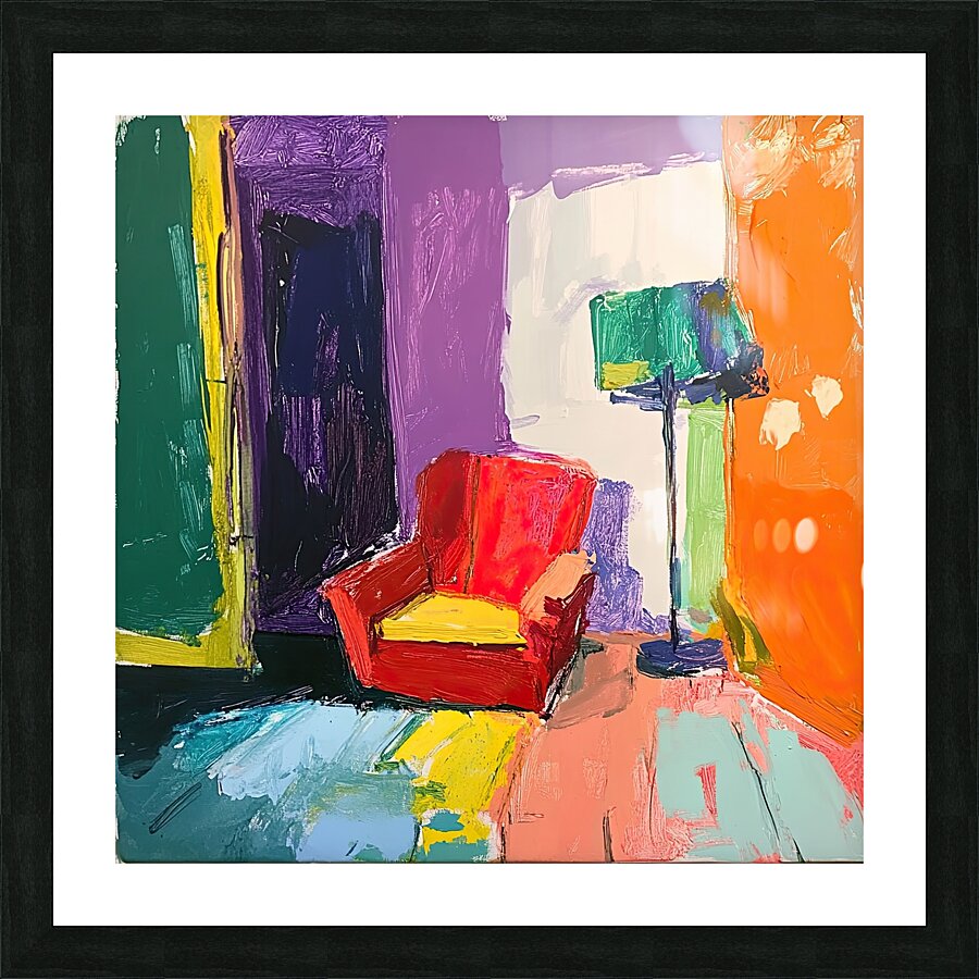 Chromatic Interior 2H9N3Z 58 Picture Frame print