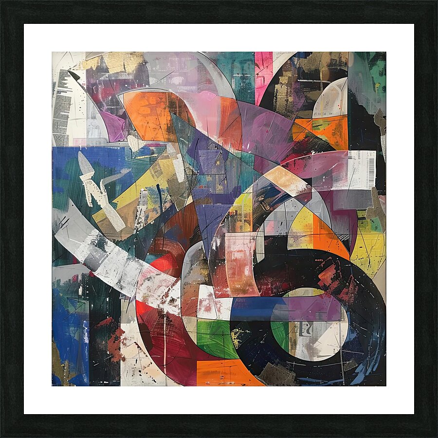 Chromatic Interlace 42HKP9 63 Picture Frame print