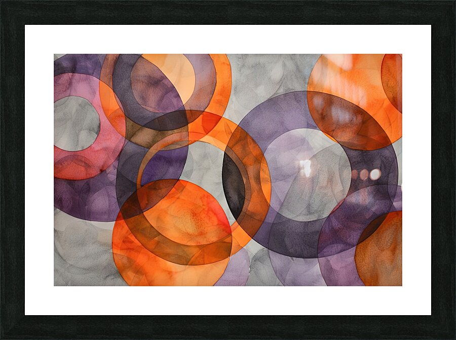 Chromatic Interlace 5Z8N9H 53 Picture Frame print