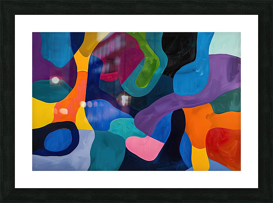 Chromatic Interplay 42HK9P 57 Picture Frame print