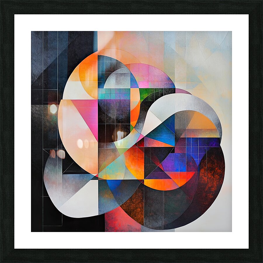 Chromatic Interplay 42HK9P 60 Picture Frame print