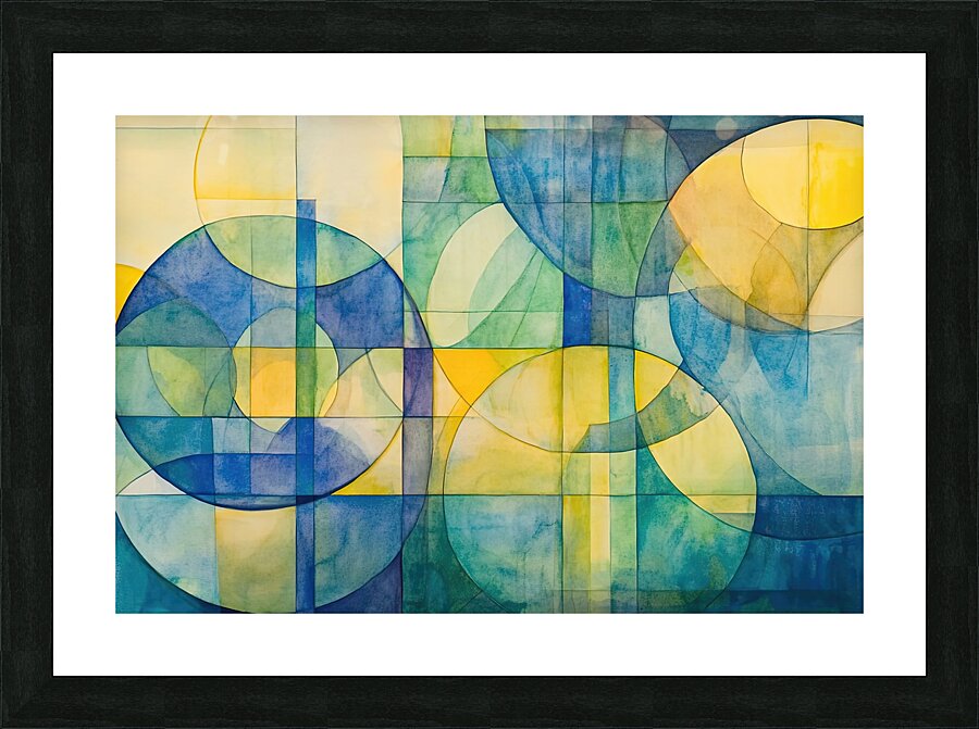 Chromatic Interplay 42HK9Z 51 Picture Frame print