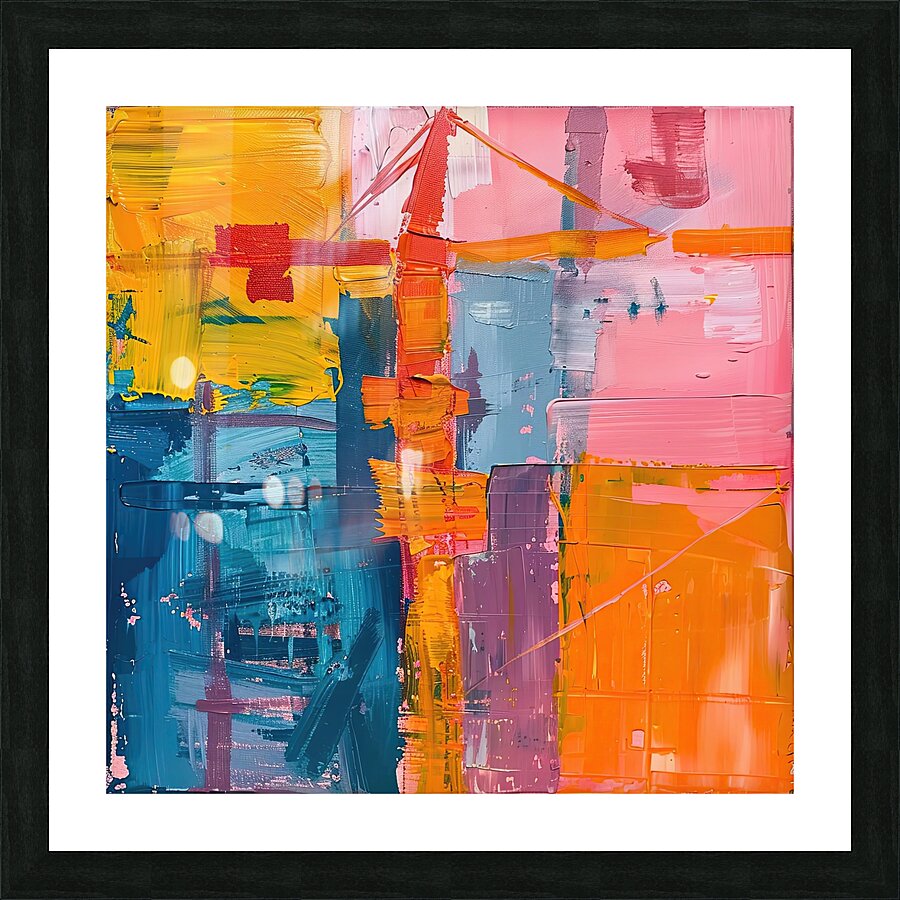 Chromatic Interplay 529HJ 47 Picture Frame print