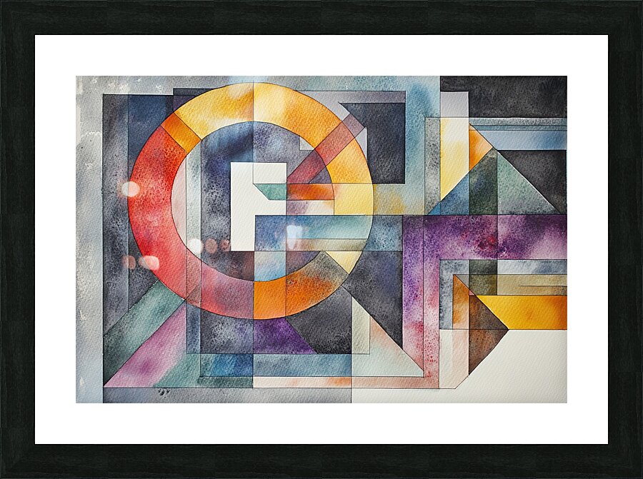 Chromatic Interplay 5Z8N9H 48 Picture Frame print