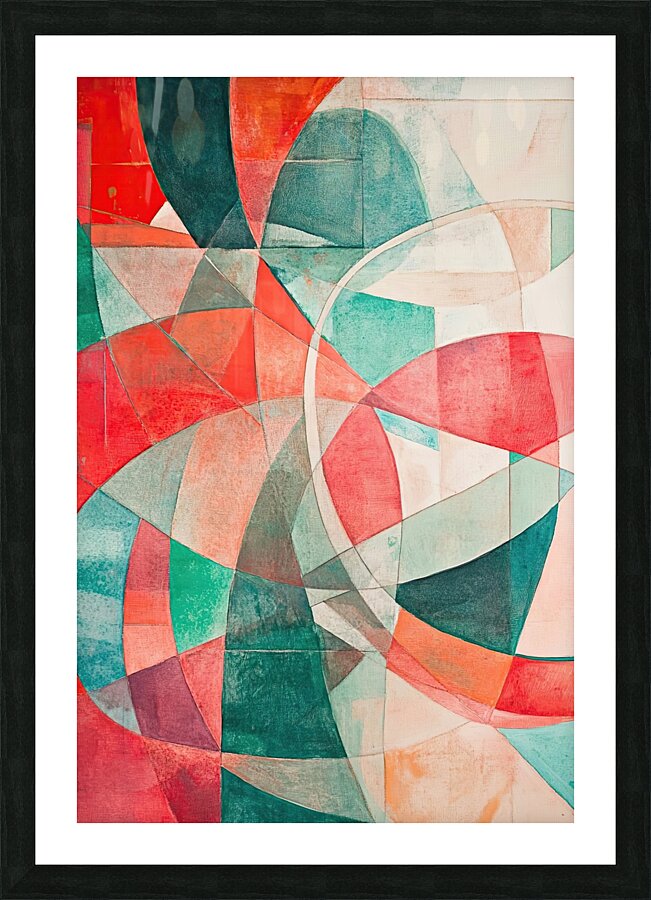 Chromatic Interplay 58H9N2 47 Picture Frame print