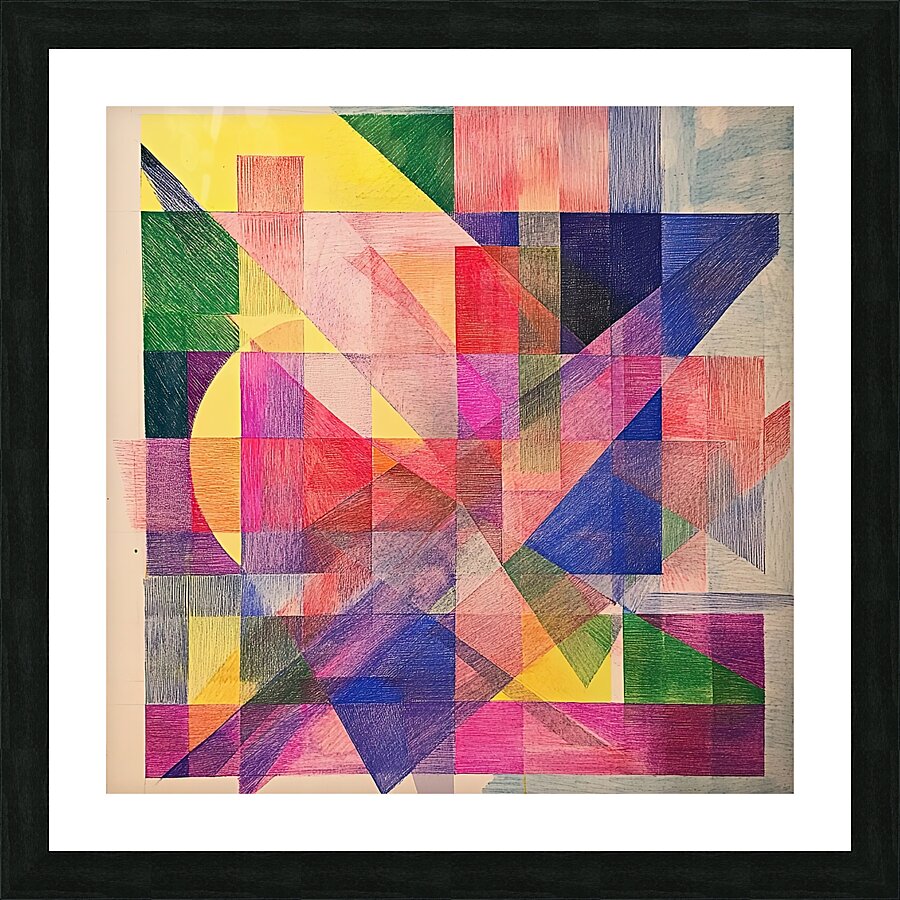 Chromatic Interplay 7H3N2Z 45 Picture Frame print