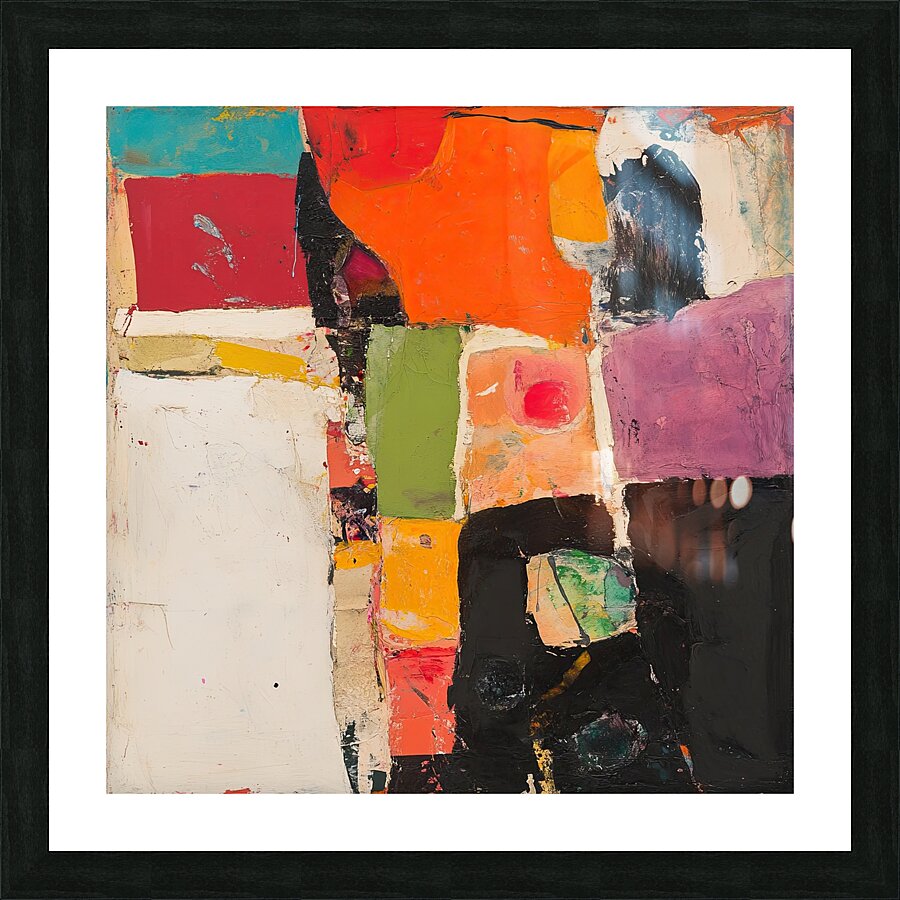 Chromatic Interplay 7H9N2P 58 Picture Frame print