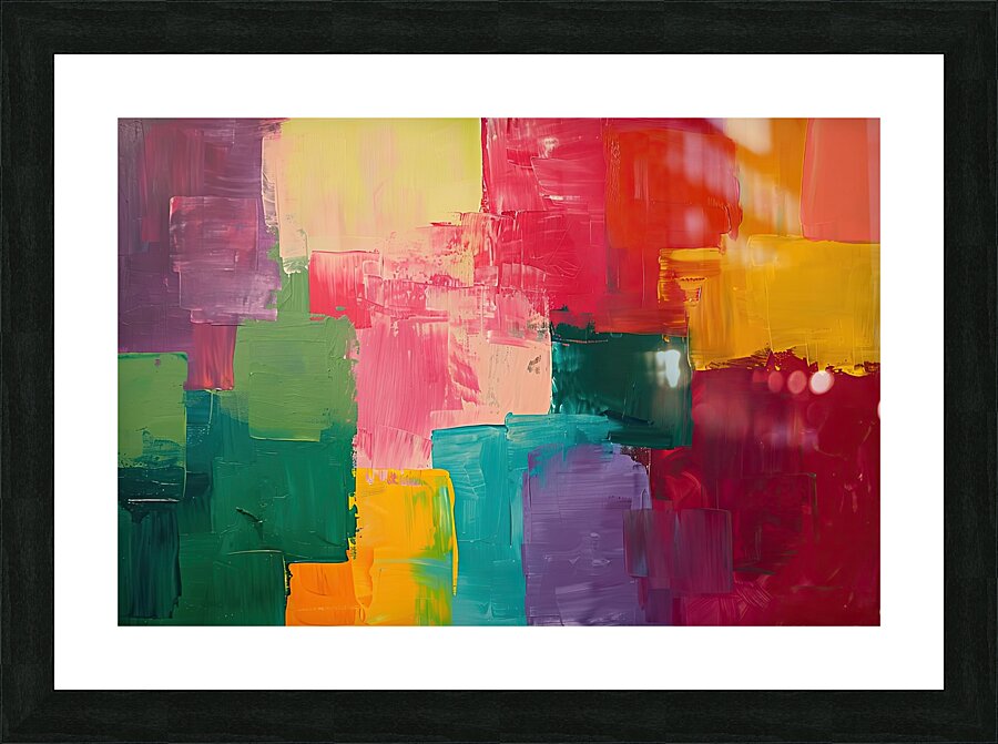Chromatic Interplay 7HG92N 55 Picture Frame print