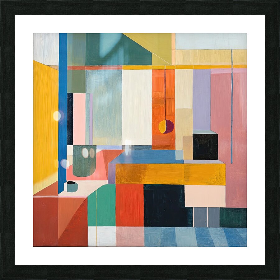 Chromatic Interplay 7P39N 55 Picture Frame print