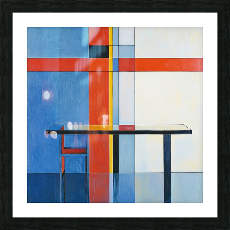 Chromatic Interplay 7P3HN 65 Picture Frame print