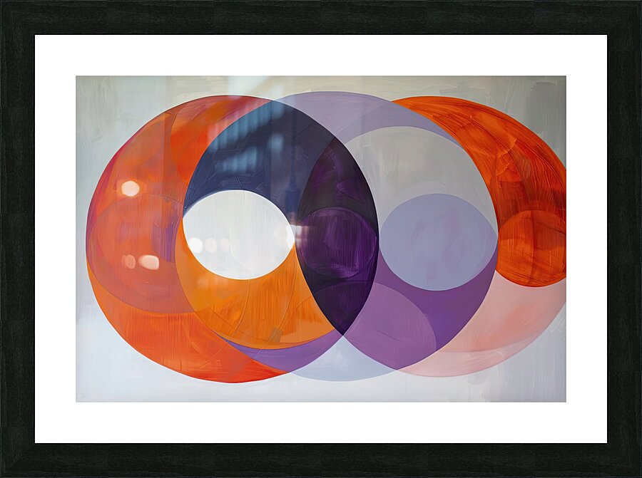 Chromatic Interplay H3N9B2 50 Picture Frame print