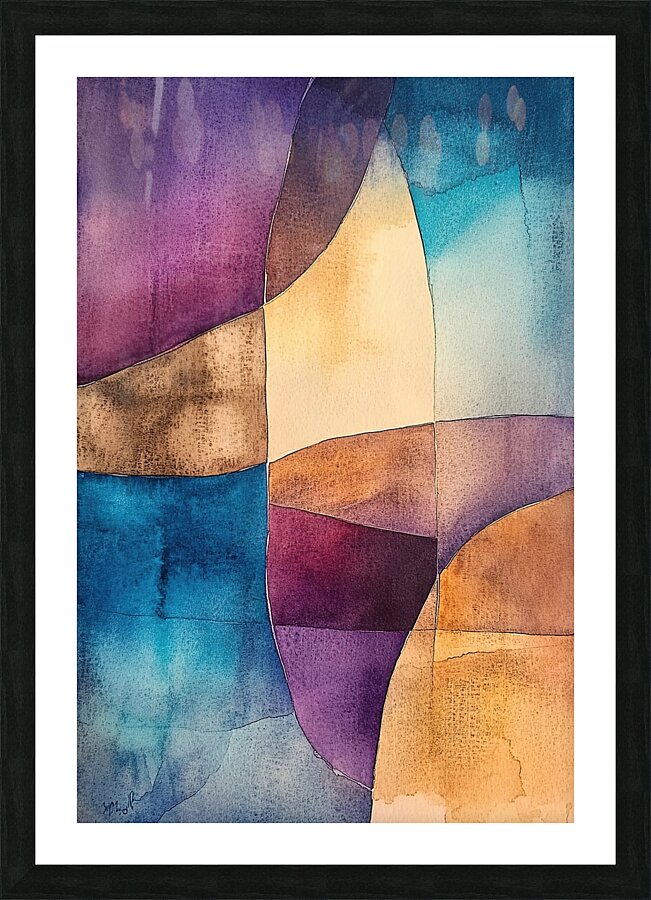 Chromatic Interplay H3N9P2 50 Picture Frame print