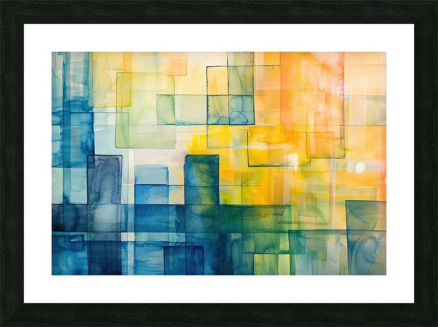 Chromatic Interplay Y59H2N 58 Picture Frame print