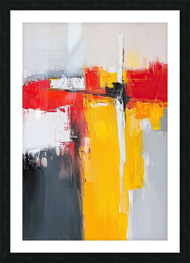 Chromatic Interplay Y59H7R 55 Picture Frame print