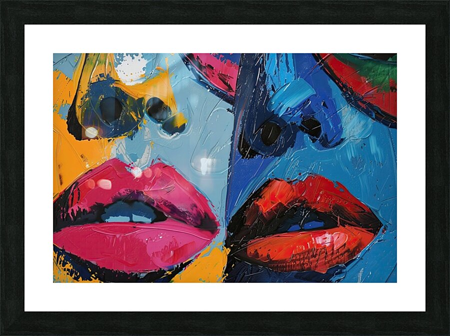 Chromatic Kiss 7P3H2N 55 Picture Frame print