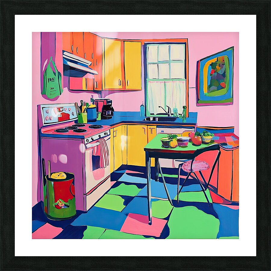 Chromatic Kitchen Still Life N9P2H7 55 Picture Frame print