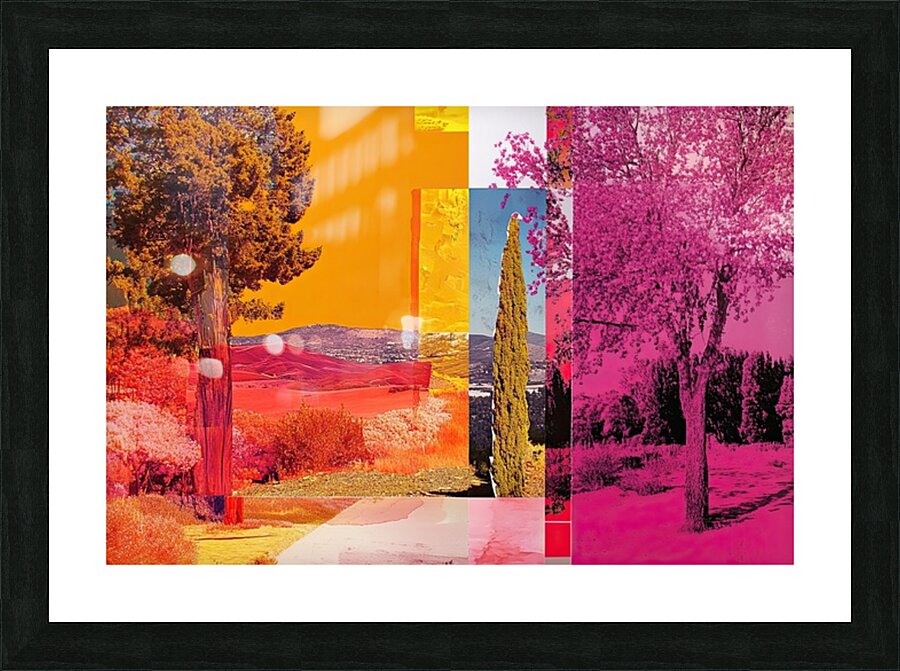 Chromatic Landscapes 7P3H9N 55 Picture Frame print
