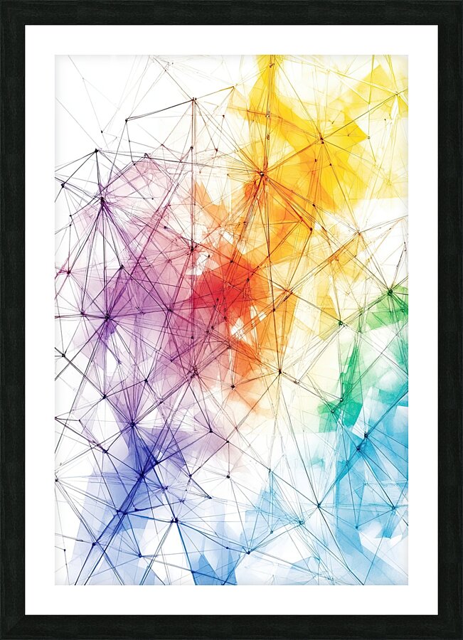 Chromatic Network ZP92HJ 57 Picture Frame print