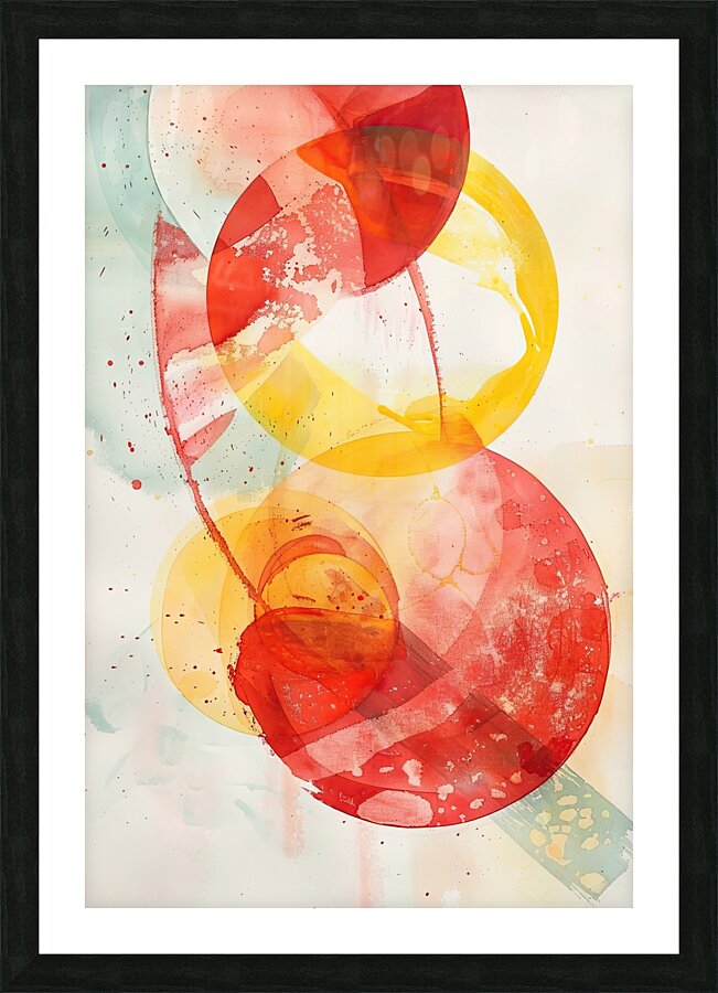 Chromatic Orbs NZ9P2H 47 Picture Frame print