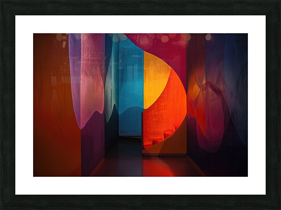 Chromatic Passage 29HNPZ 60 Picture Frame print