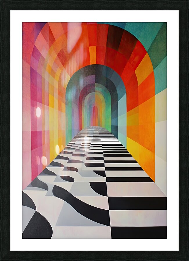 Chromatic Passage 79B2N5 64 Picture Frame print