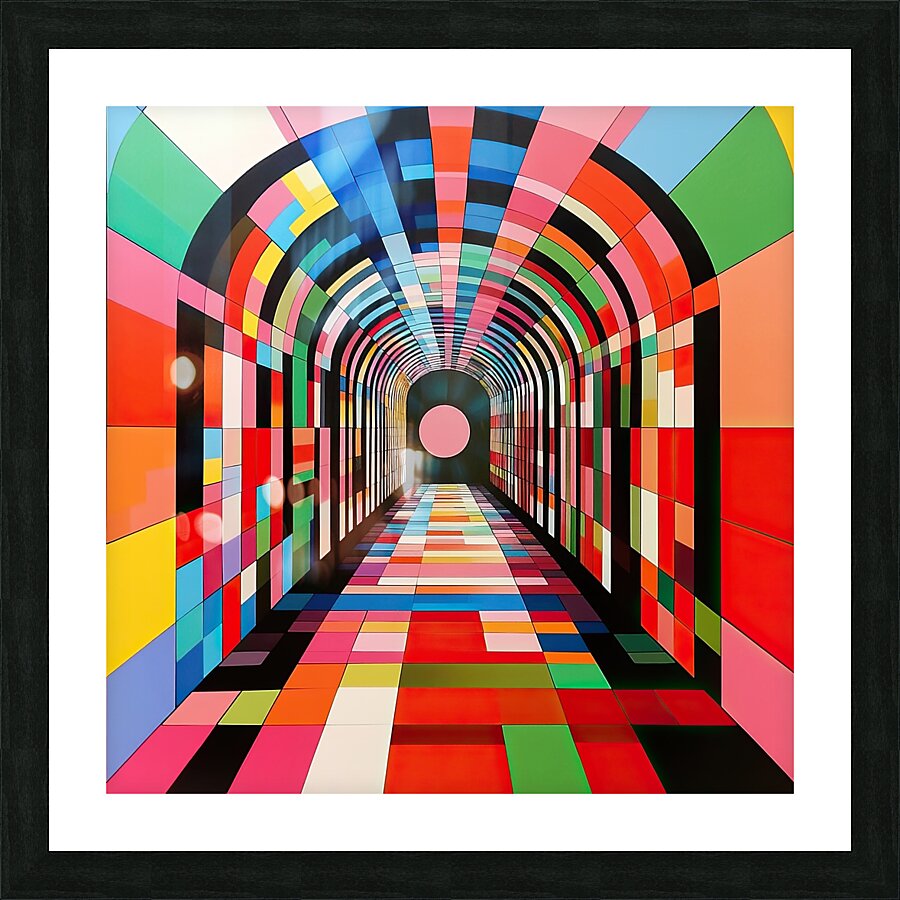 Chromatic Passage 7H9N2Z 57 Picture Frame print