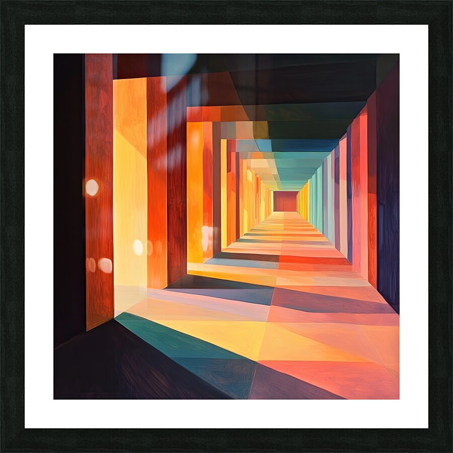Chromatic Passage 7P3H2N 52 Picture Frame print