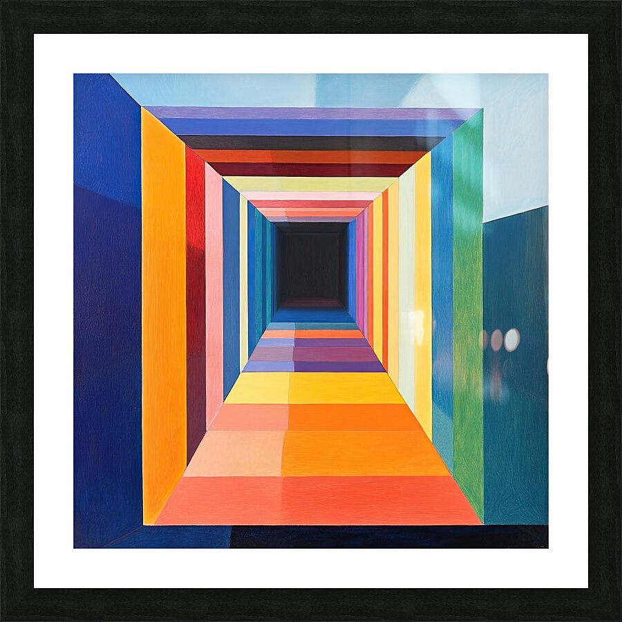 Chromatic Passage 7H9N3Z 65 Picture Frame print