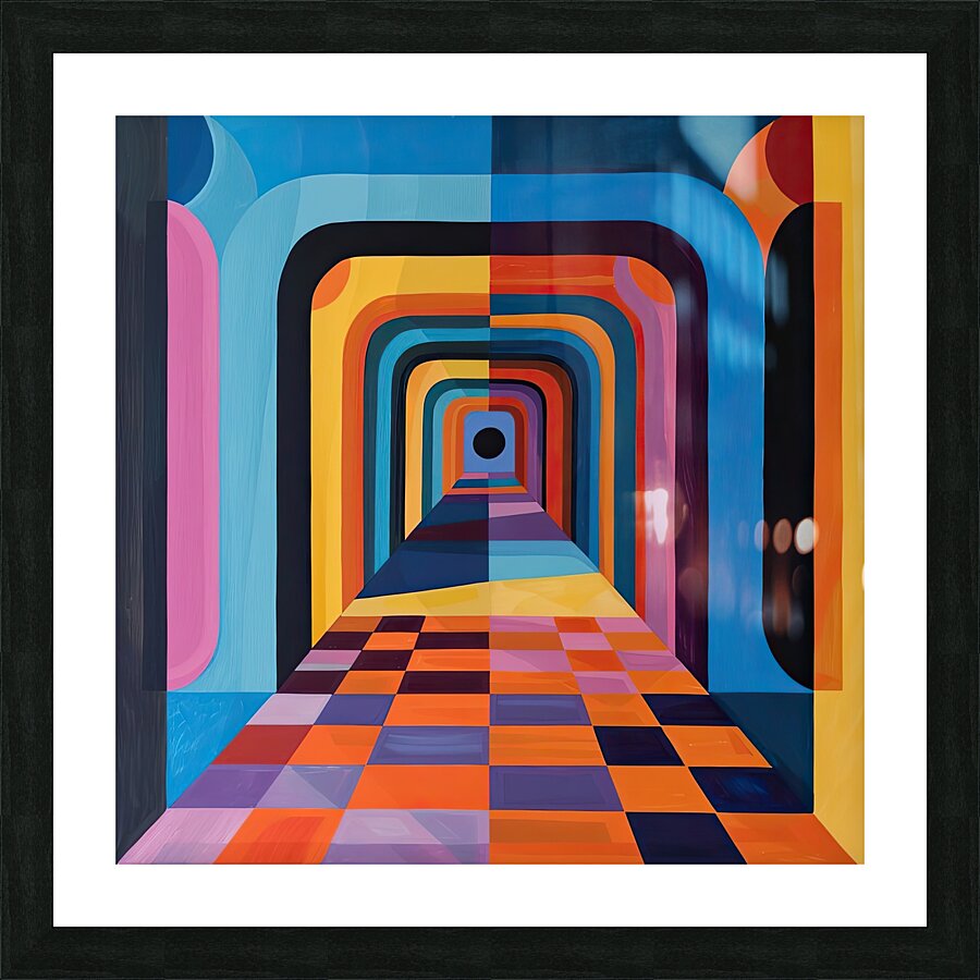 Chromatic Passage 7H9N2Z 64 Picture Frame print