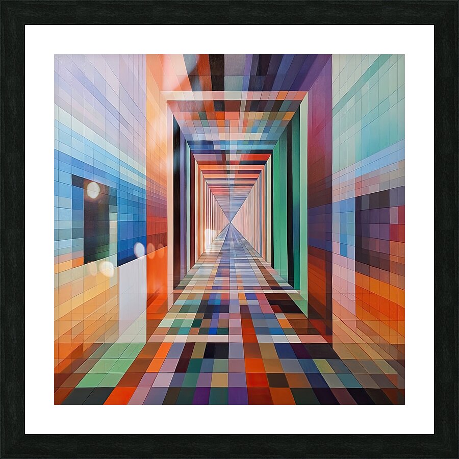 Chromatic Passage 7P3H9N 64 Picture Frame print