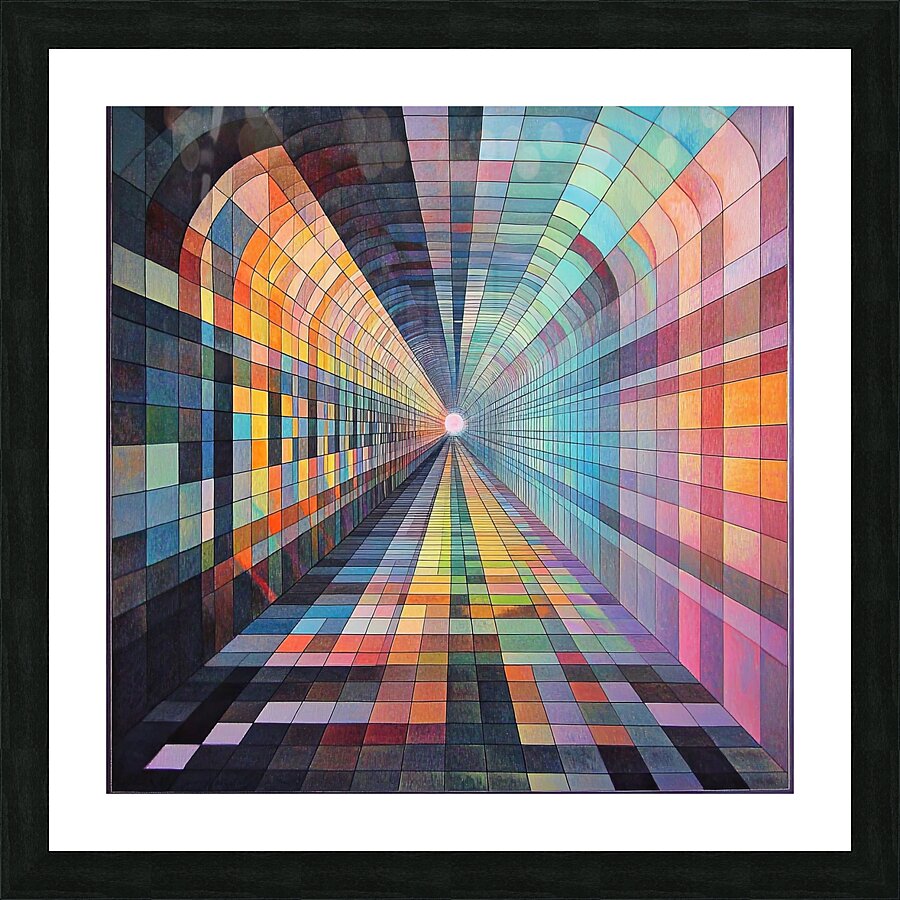 Chromatic Passage 7P3H9N 62 Picture Frame print