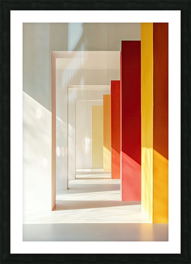 Chromatic Passage H3N2P9 50 Picture Frame print