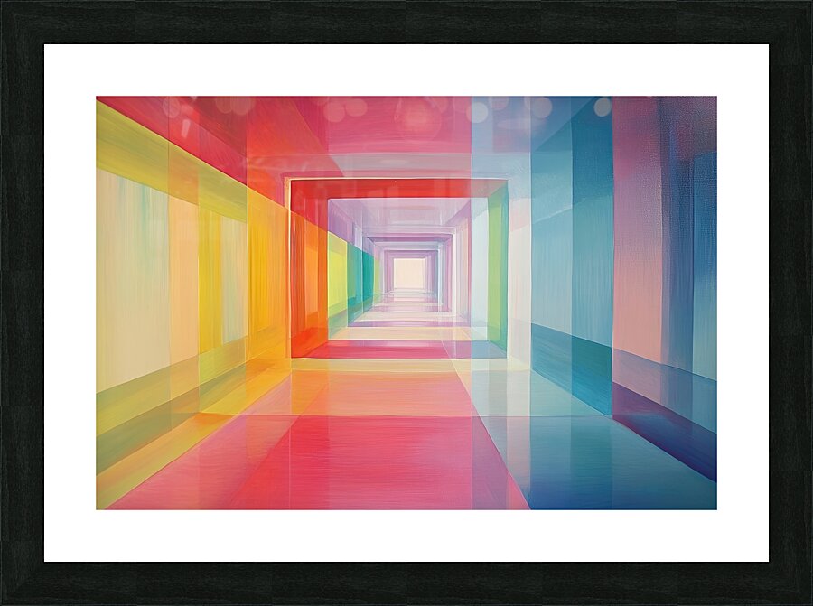 Chromatic Passage H39Z2N 55 Picture Frame print