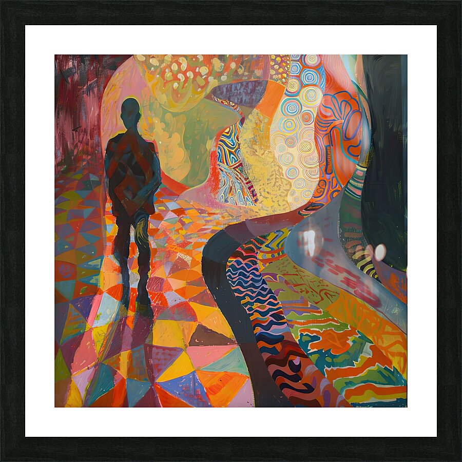 Chromatic Passage H92N3Z 60 Picture Frame print