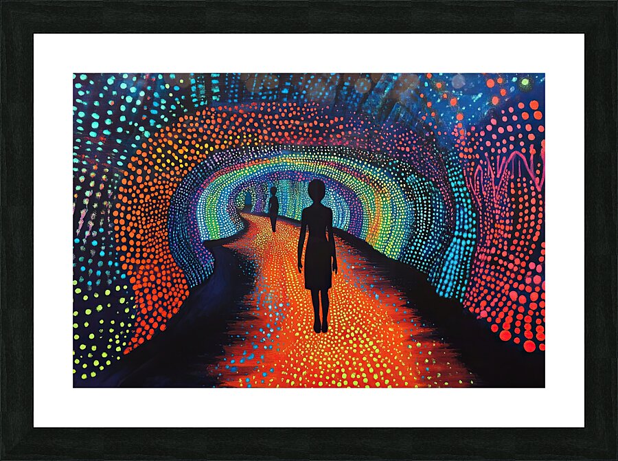 Chromatic Passage N2Z8HG 58 Picture Frame print