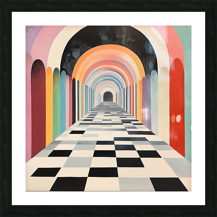 Chromatic Passage N92H5Z 57 Picture Frame print