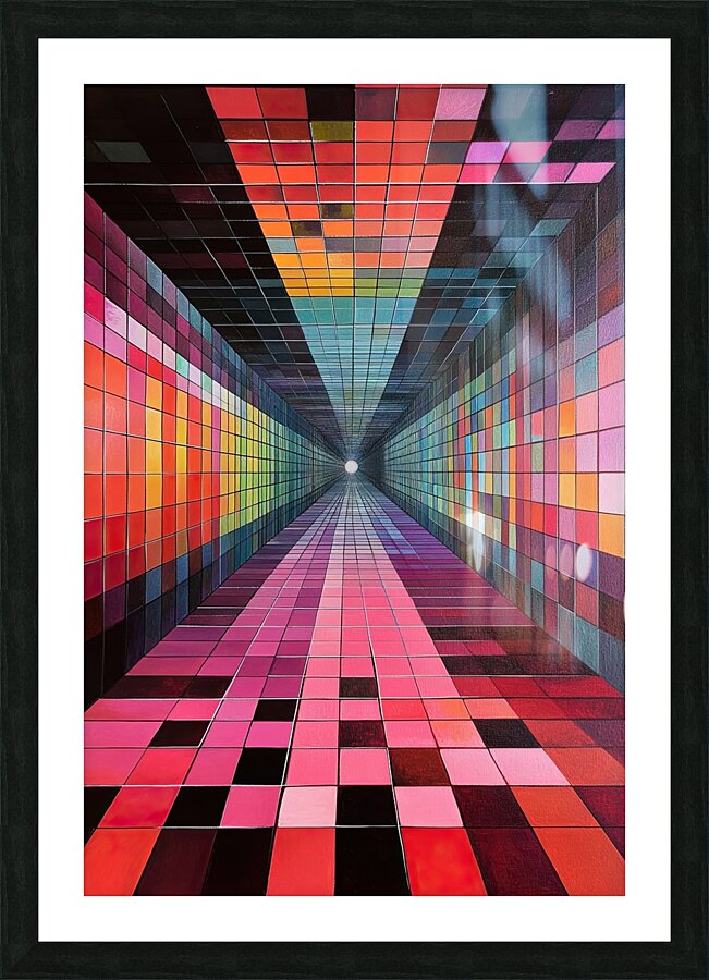 Chromatic Passage N92H3P 62 Picture Frame print