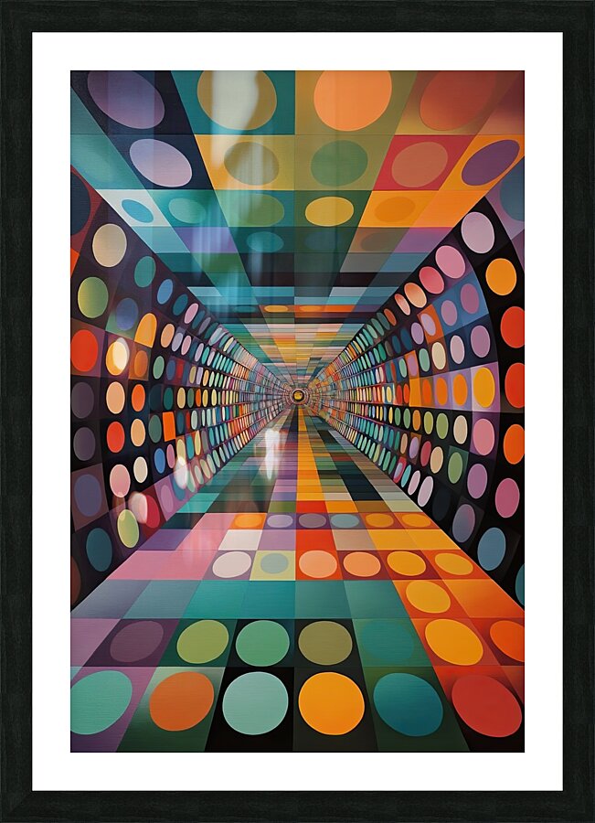 Chromatic Passage N92H7P 60 Picture Frame print