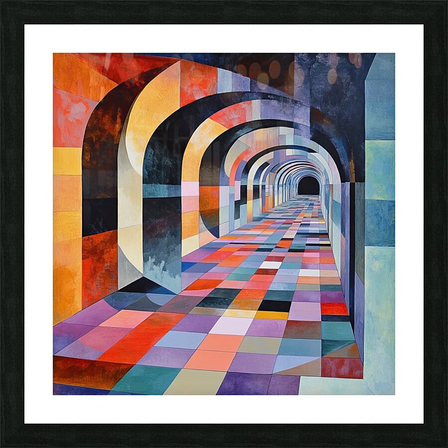 Chromatic Passage NV93HJ 48 Picture Frame print