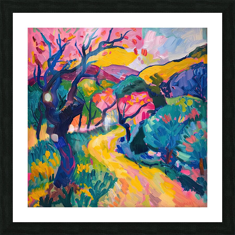 Chromatic Pathway H92N3Z 60 Picture Frame print