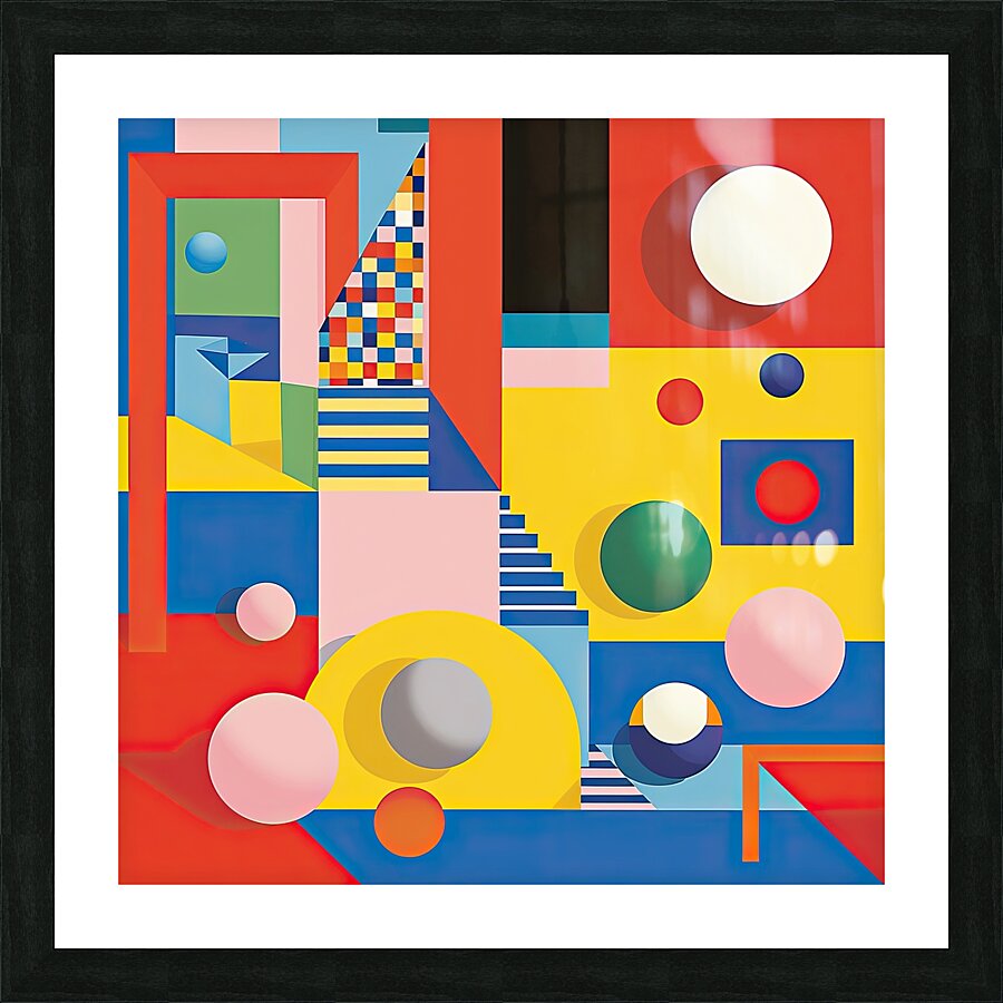 Chromatic Playground 48H9N2 64 Picture Frame print