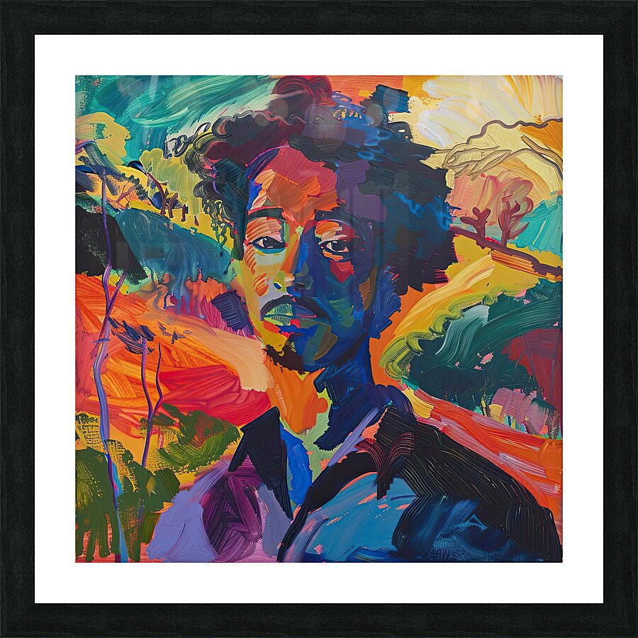 Chromatic Portrait B29H7N 57 Picture Frame print