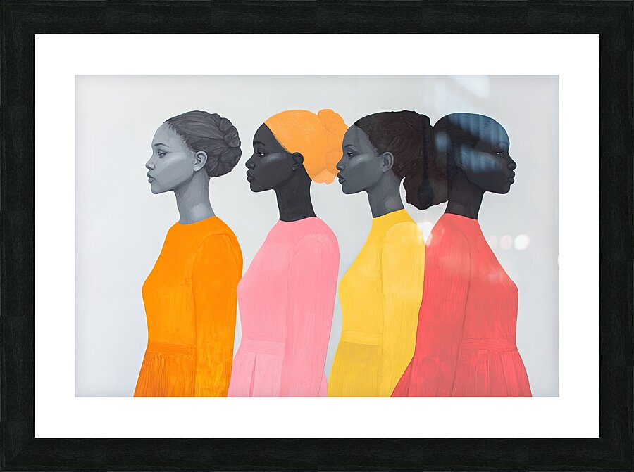 Chromatic Procession J9P4H2 55 Picture Frame print