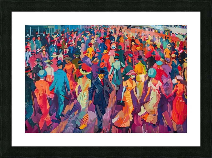 Chromatic Promenade 7D8N9H 63 Picture Frame print