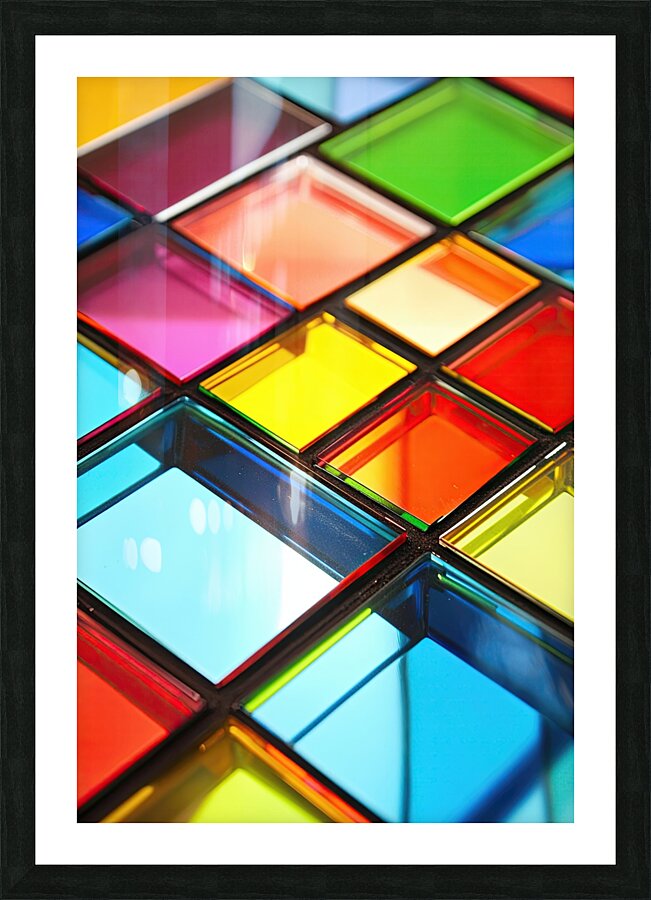 Chromatic Reflections 4J9N2P 65 Picture Frame print