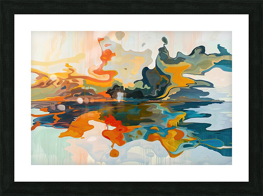 Chromatic Reflections J9N4H2 50 Picture Frame print